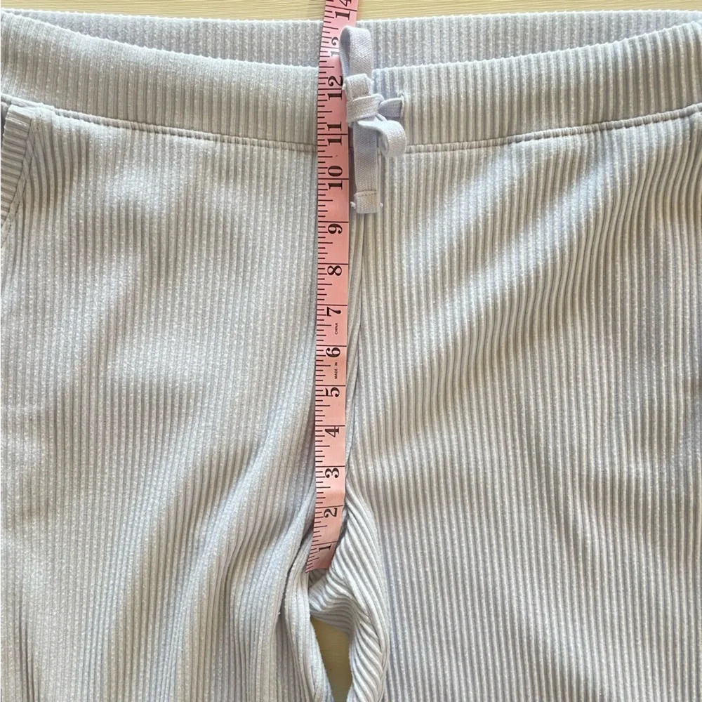 Haven Well Within Ribbed Joggers‎ XL Light Blue Gray Soft Knit Lounge Pants